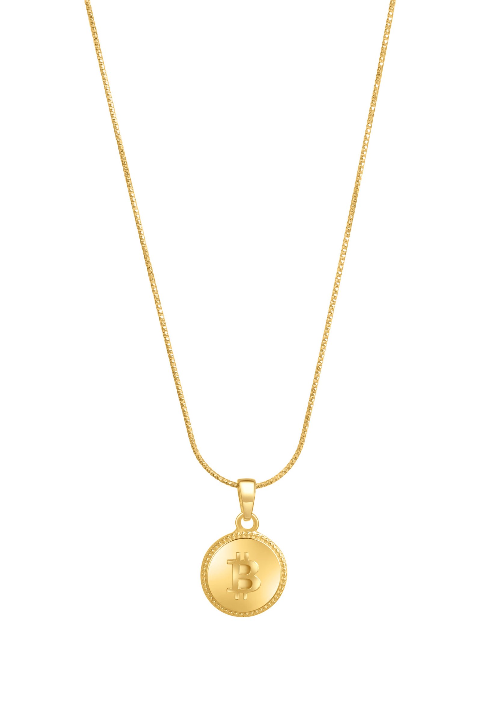 Golden Coin Pendant
