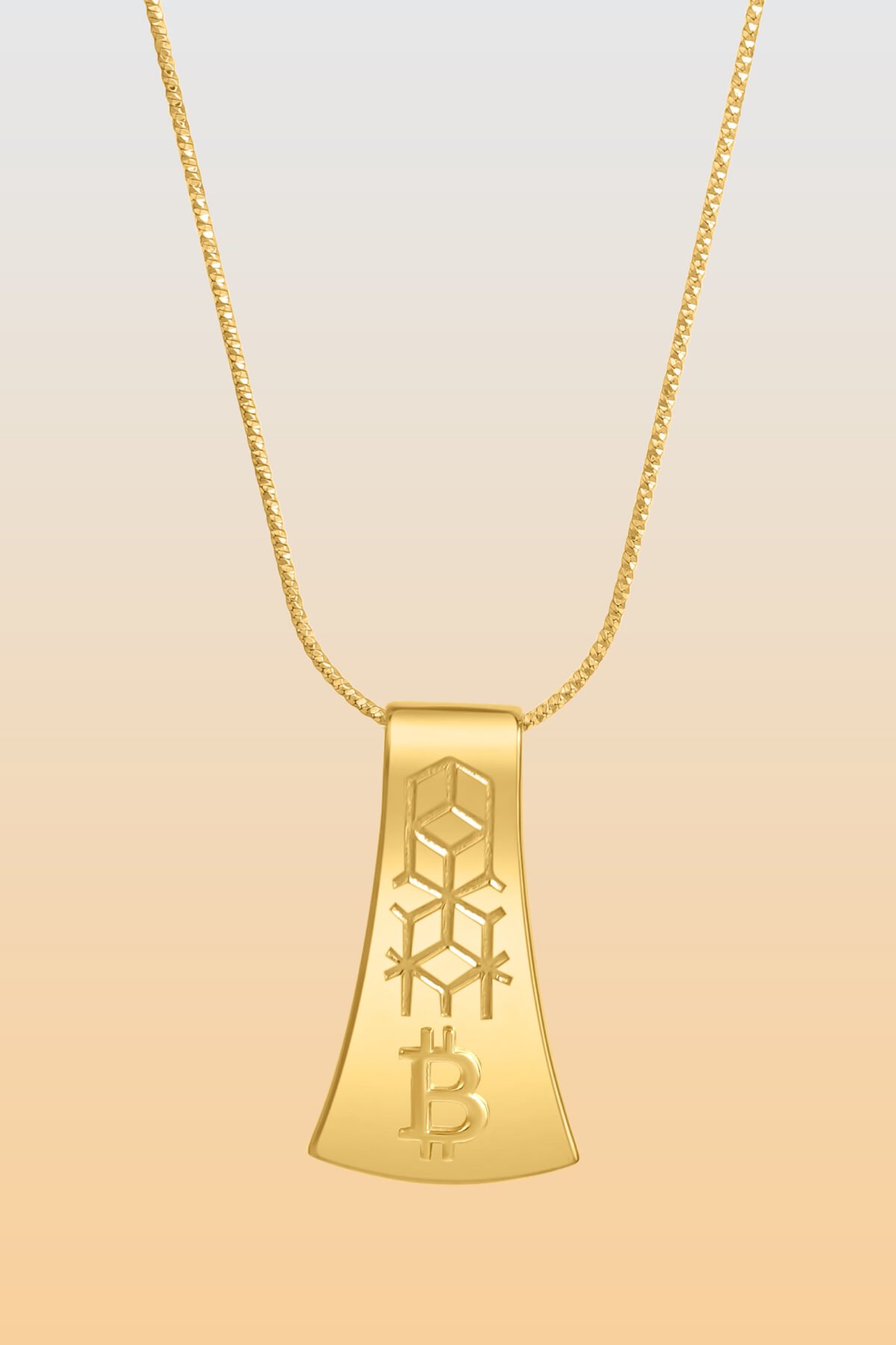 Bitcoin Blade Pendant