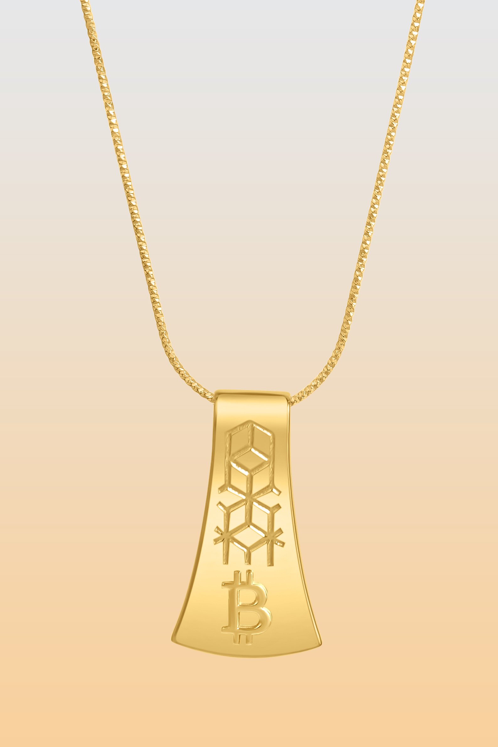 Bitcoin Blade Pendant