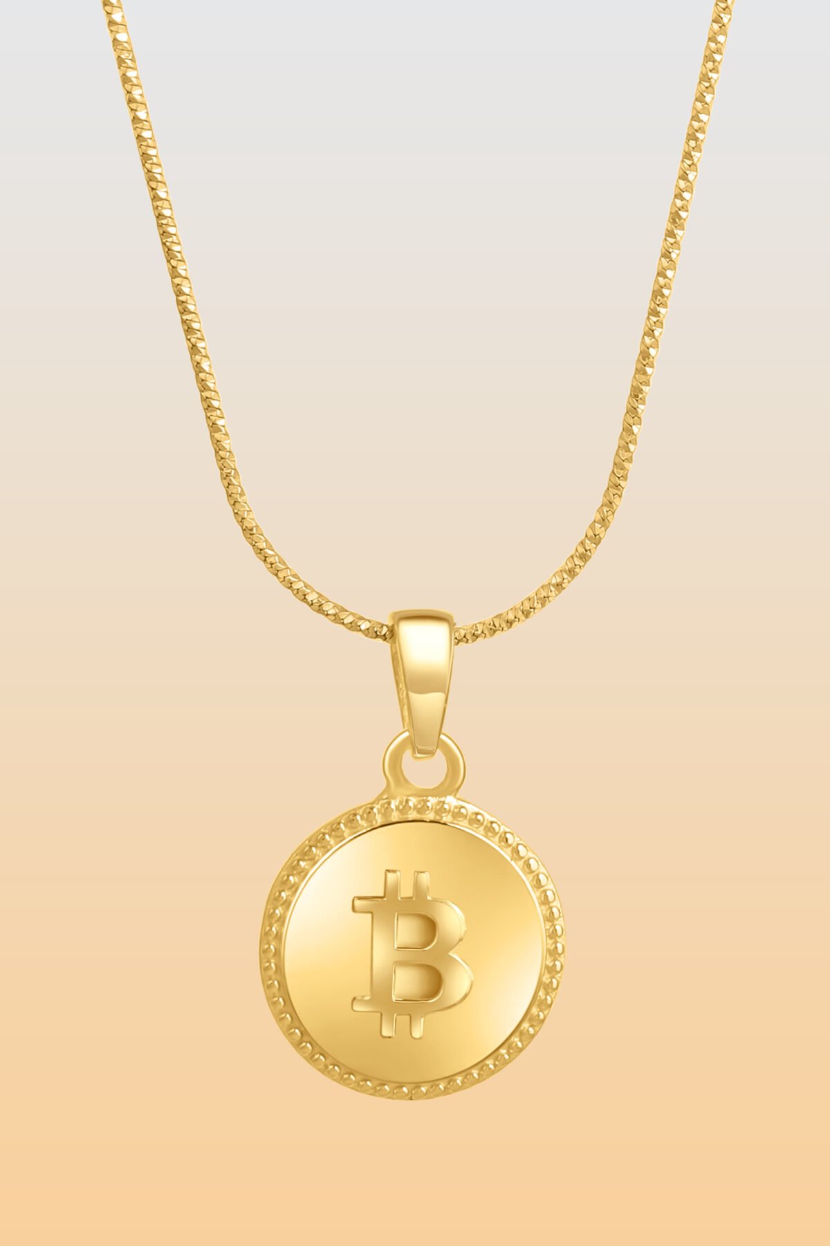 Golden Coin Pendant