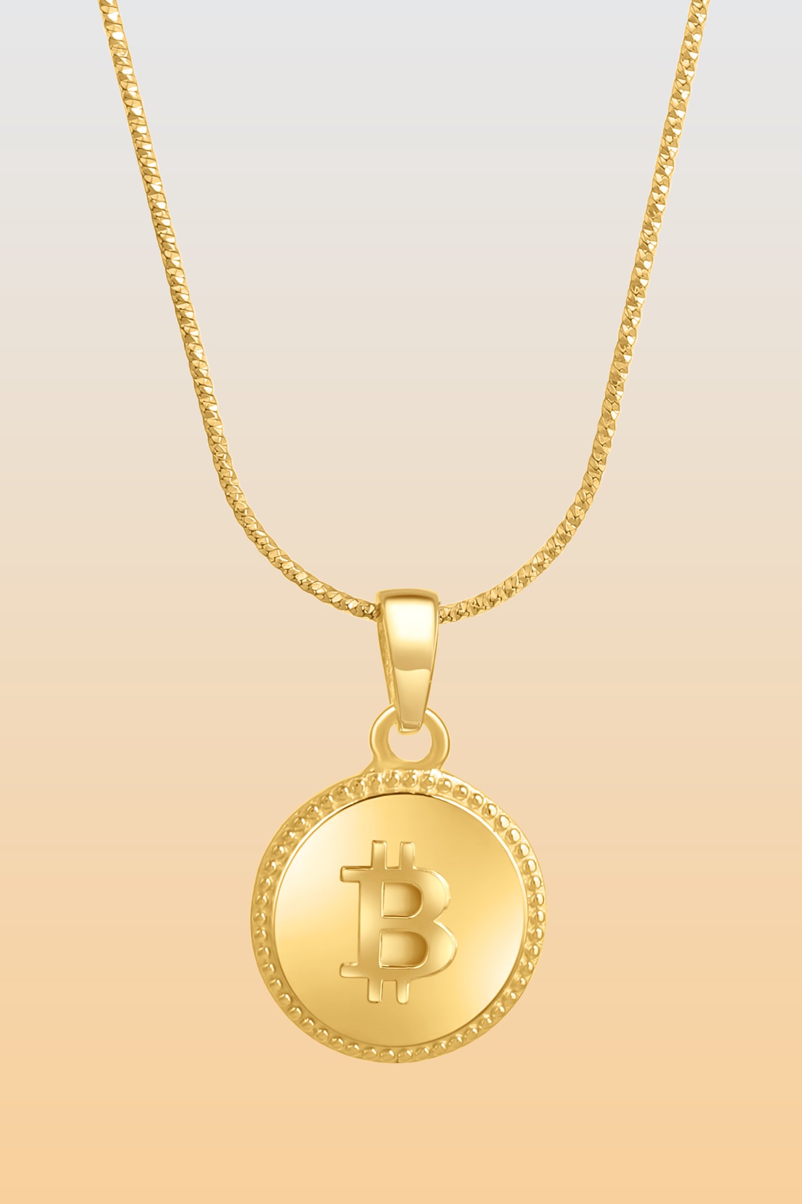 Golden Coin Pendant
