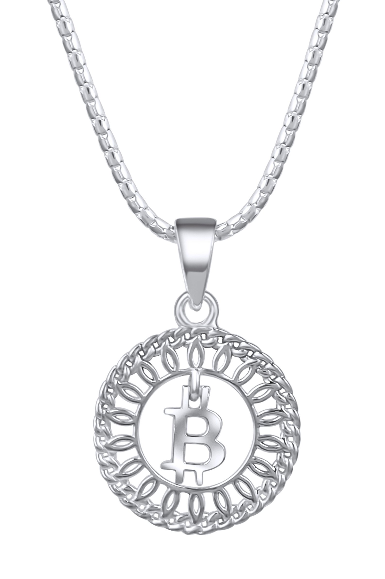 Airborne Bitcoin Pendant