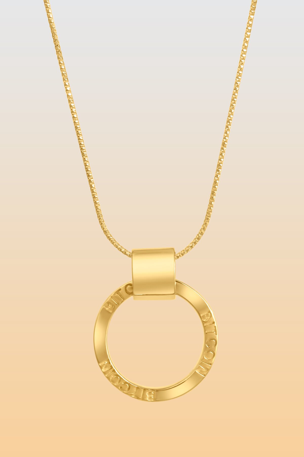 Bitcoin Orbit Pendant