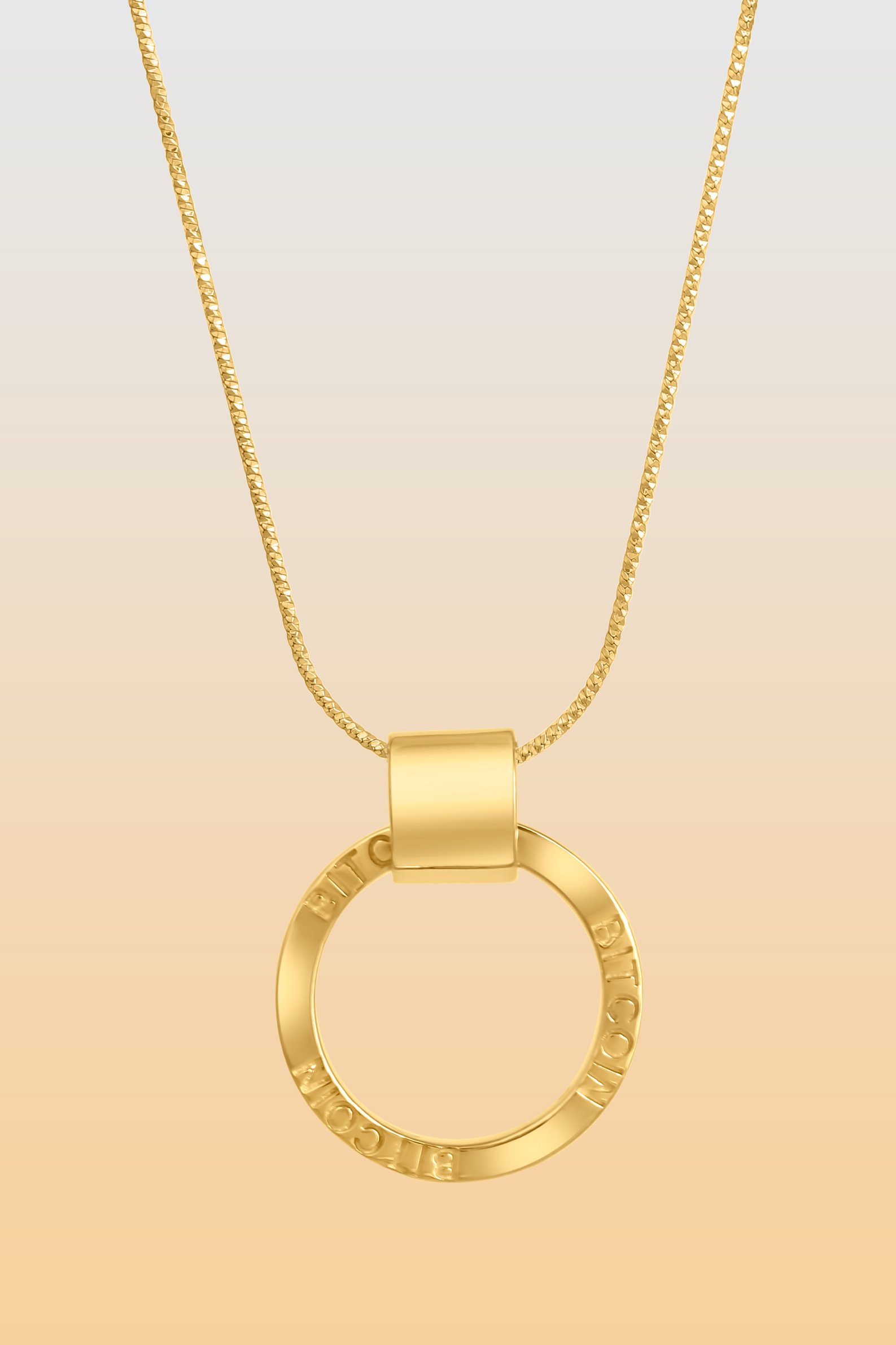 Bitcoin Orbit Pendant