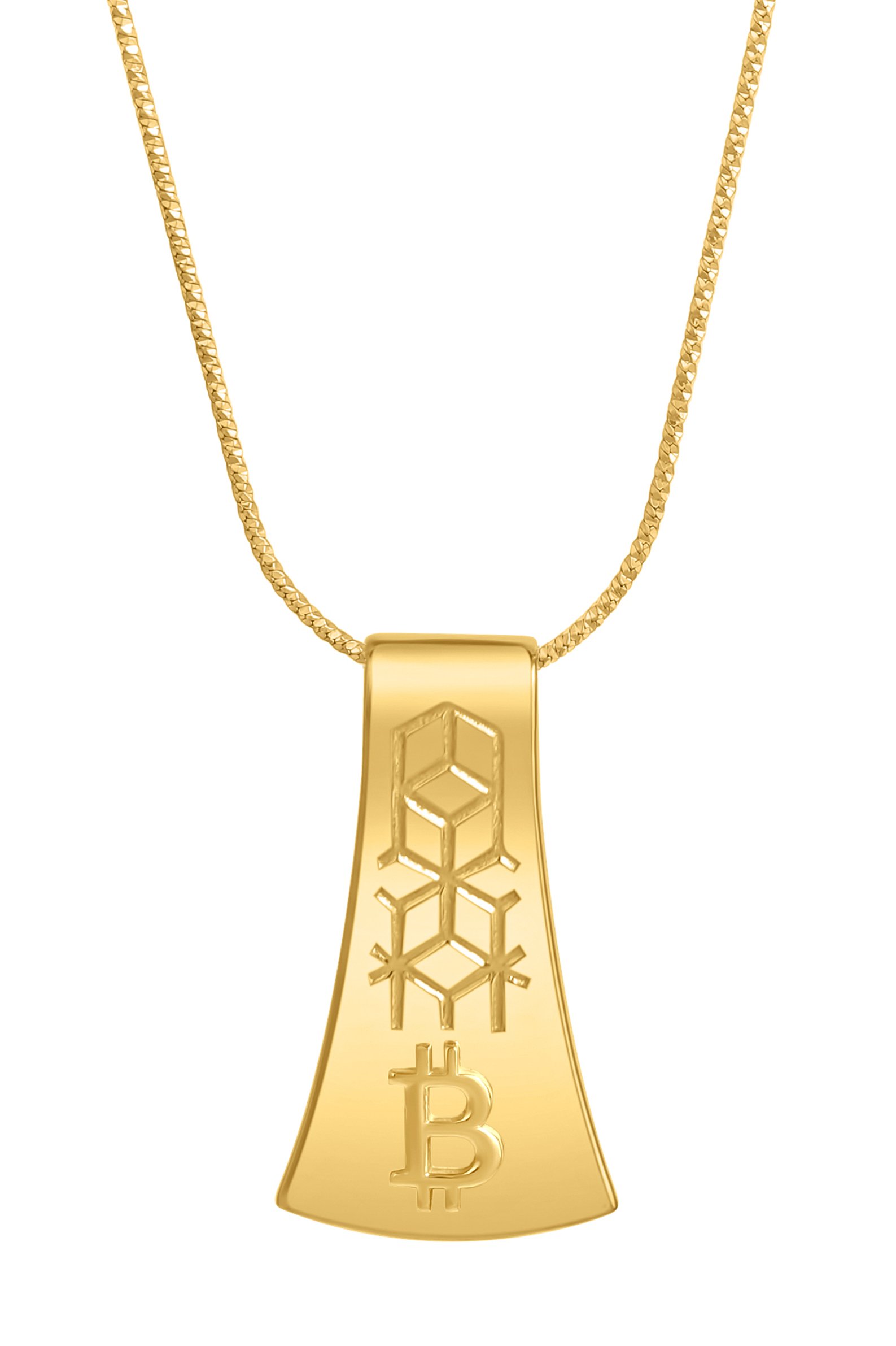 Bitcoin Blade Pendant