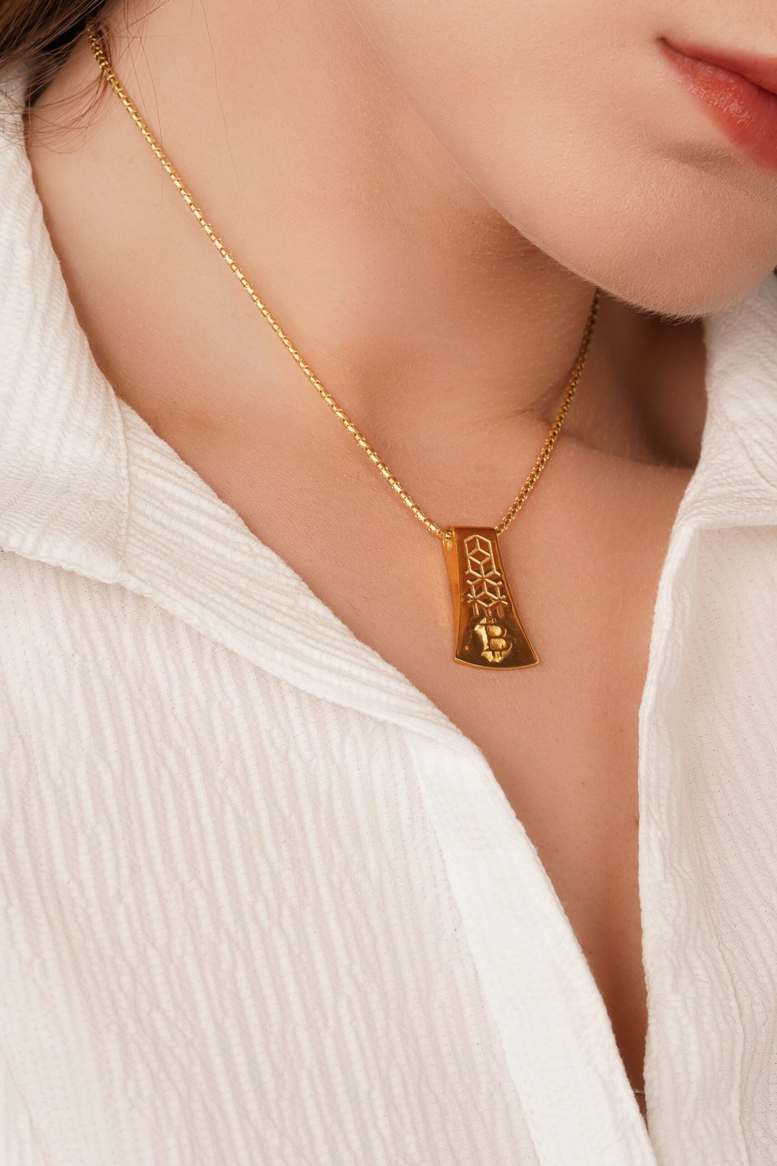 Bitcoin Blade Pendant